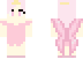 pink fairy floating