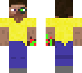 yellow steve with alien tech