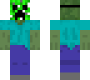 zombie creeper mask