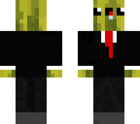 backwards derpy melon in a suit