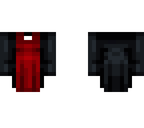 black jacket - red dress - ob