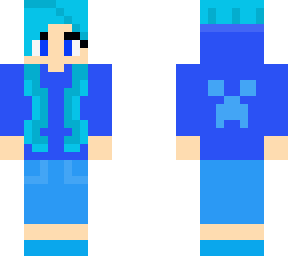 blue girl