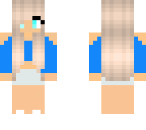 cute blue girl