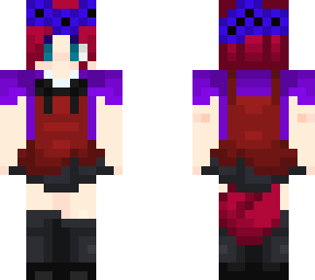 emo wolf girl maid req