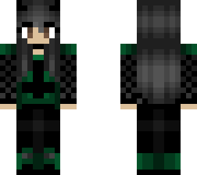 gothic - black and green - gray
