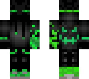 green spooky enderman