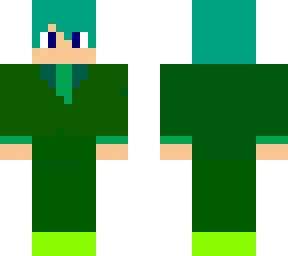 green tuxedo boy
