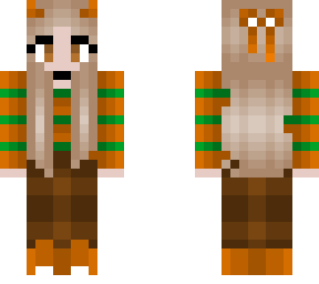 halloween - pumpkin stripes - dirty blonde - orange and green
