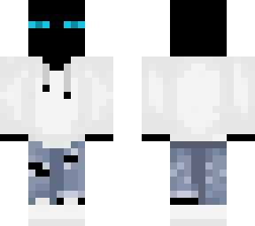 icy blue sweatshirt enderman