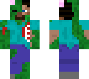 infected steve zombie