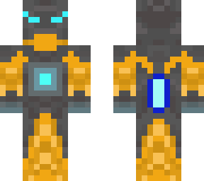 orange war robot