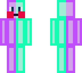 purple and green makes this