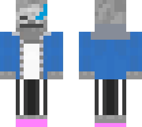 sans minecraft with slightly different shading(base made by chronomancer)