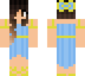 blue dress
