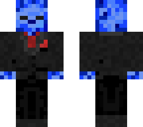 blue fancy zombie