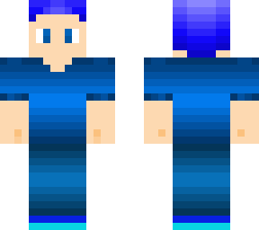blue head phones guy