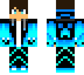 blue hoodie boy