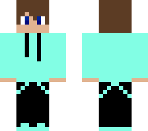 bright blue jacket boy