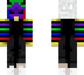cool mask rainbow skin