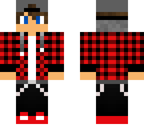 flannel and sweatshirt boy
