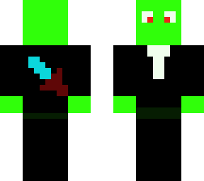 hombre de ***** verde