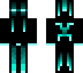 neon blue silver