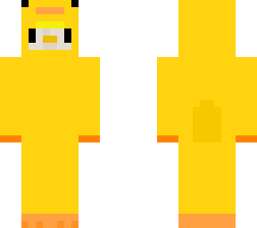 penguin in duck costume
