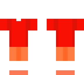 red and orange outfit base
