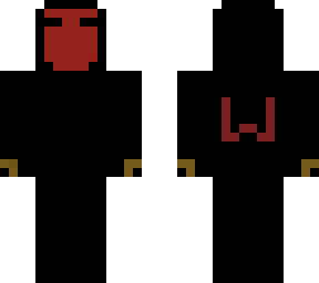 red macked man