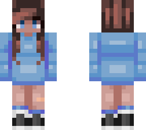blue girl