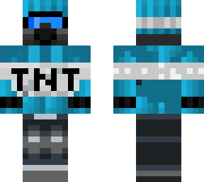 blue tnt man