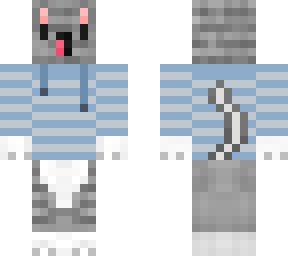 cat with hoodie