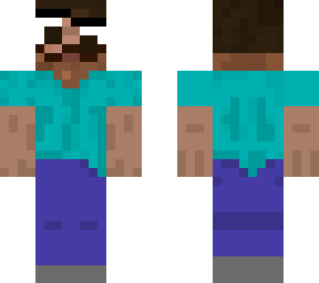 confused steve with a mustache