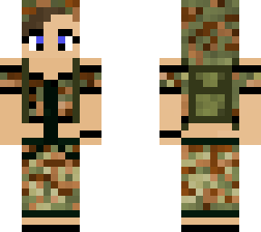 multi camo girl