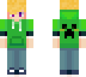 my skin. (creeper hoodie kid) (original creator p4stelbliss)