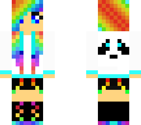 rainbow girl