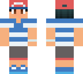 Ash Ketchum X And Y Minecraft Skins