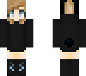 black/blue bunny girl