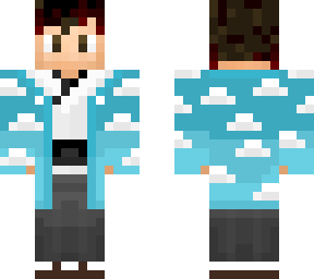 blue kimono haori