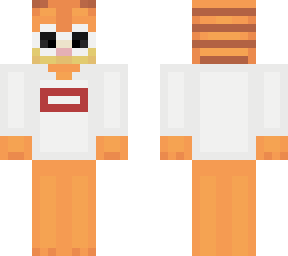 Clout Garfield Minecraft Skin
