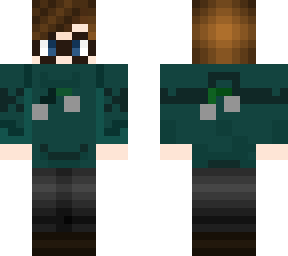 green sweater cherry boy