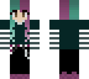 multicolored e-girl