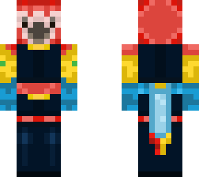 parrot in 2nd outfit