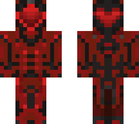 red space suit