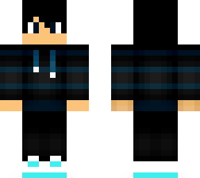 black and blue boy