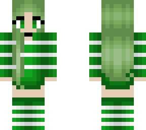christmas - green with white stripes - outfit