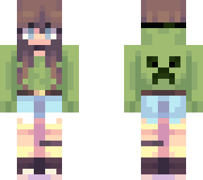 creeper hoodie babe