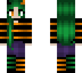 halloween - green, orange black and purple