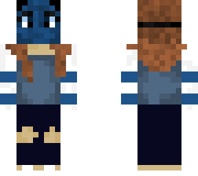 masked blue
