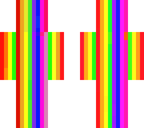 rainbow skin for fans